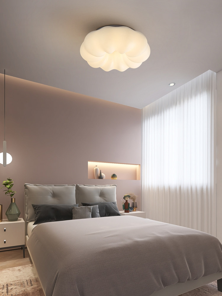 护眼无蓝光儿童房灯卧室灯女孩男孩云朵吸顶灯创意南瓜灯公主房间