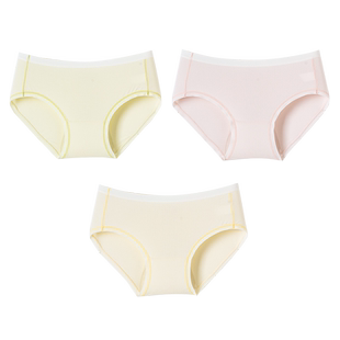 顶呱呱女童内裤不夹pp春夏儿童薄款抗菌莫代尔女孩中大童三角短裤