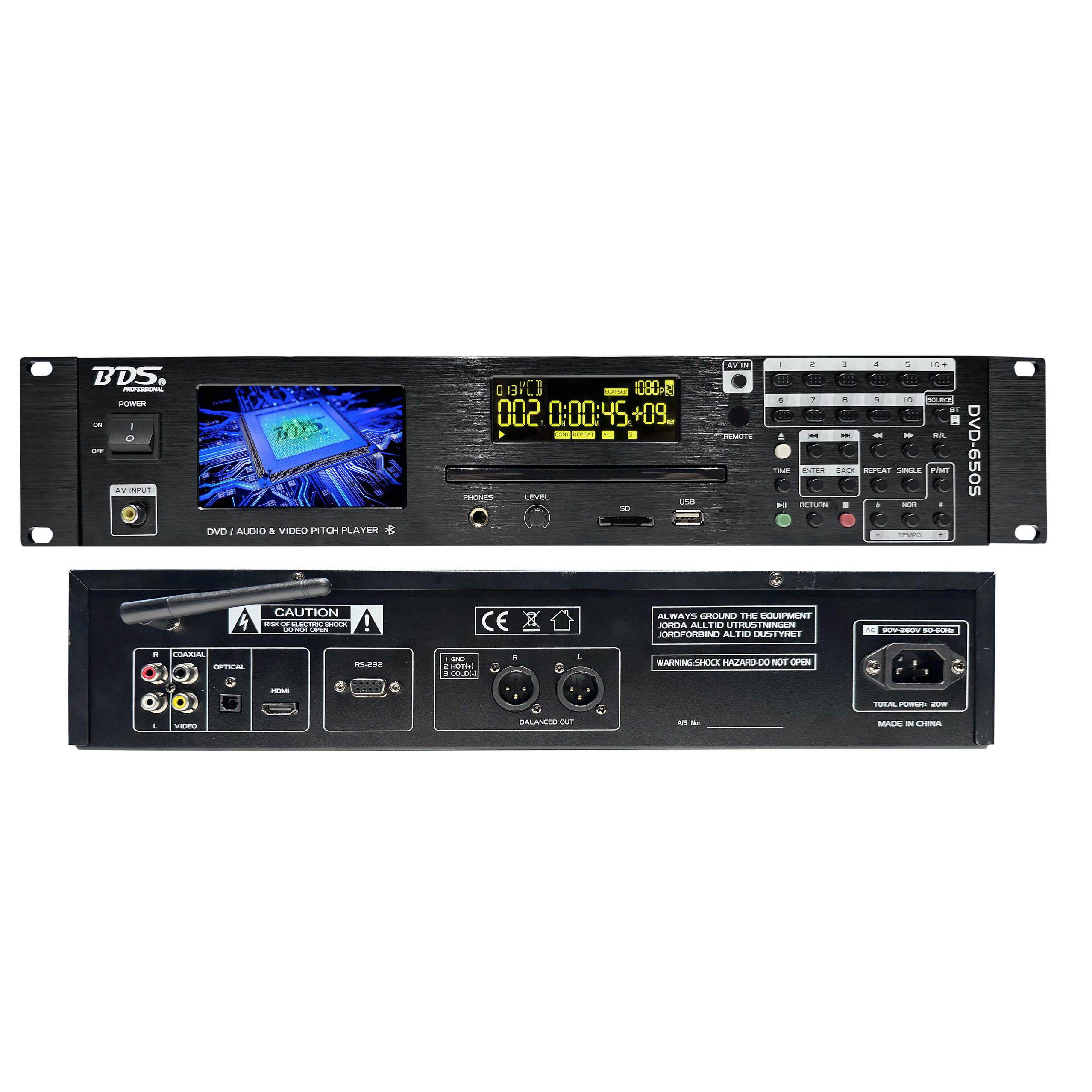 BDS DVD 650S 高清 DVD USB SD 播放机 音响 碟机 CD VCD 蓝牙