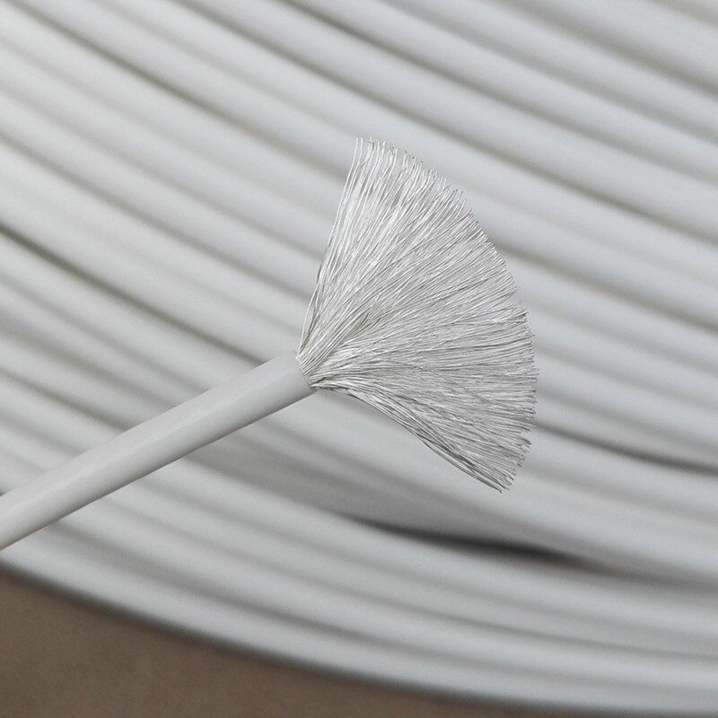 进口单晶铜镀银线喇叭线音箱线高纯度银线由304股组成特氟龙镀银