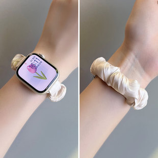 Gazk适用iwatchs10表带applewatch手表iwatchs9苹果watch夏季s8/发圈iPhonewatchs7女款s6高级iwatchse新款se