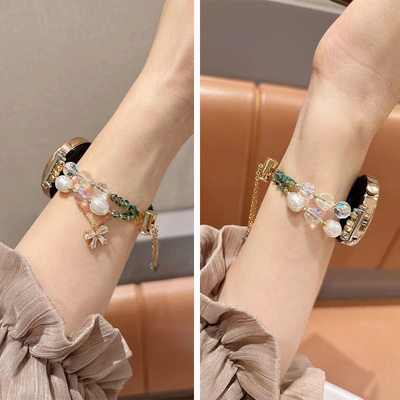 双色水晶蝴蝶华为GT6/GT5表带GT4