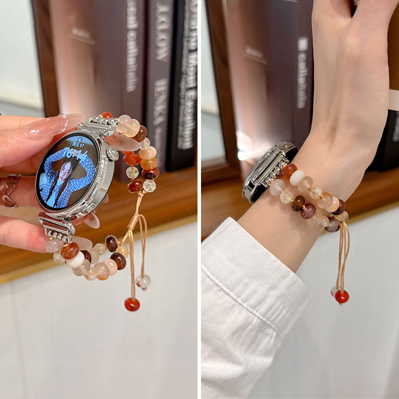 菩提串珠好运莲莲手表带图片