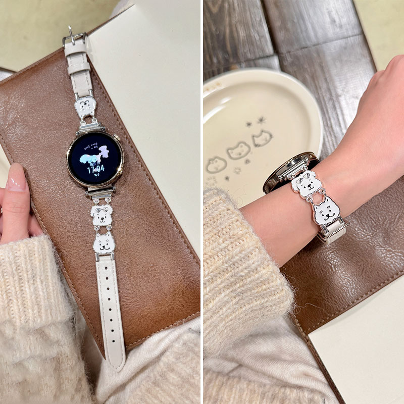 新款简笔画小狗适用华为GT6表带