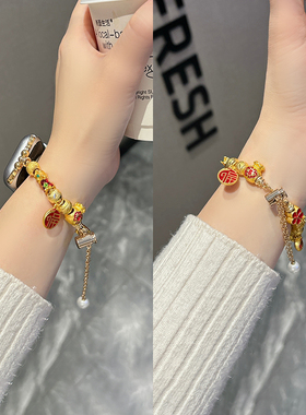 适用applewatch11表带iwatchs10/s9手表带iwatch8苹果s7龙年se代手链式iphonewatch金属watchs夏季s9s8女款s6