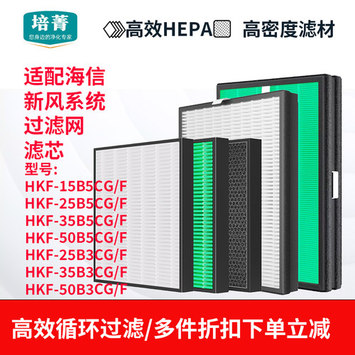 适用海信新风机过滤网滤芯