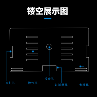 鱼缸盖加厚高透明长方形玻璃鱼缸乌龟缸亚克力盖子防尘防鱼跳盖子