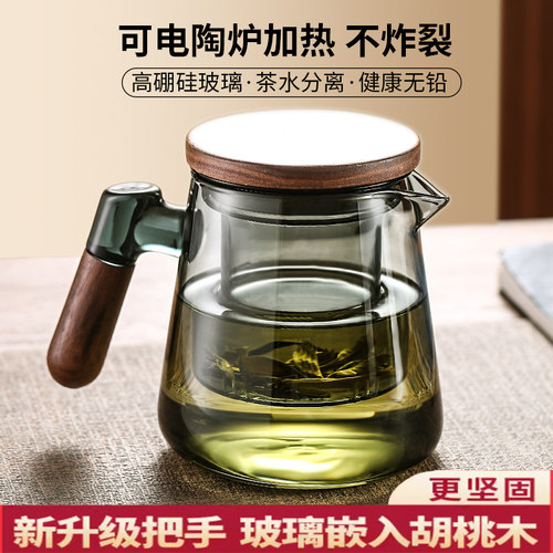 可明火电陶炉加热玻璃茶壶