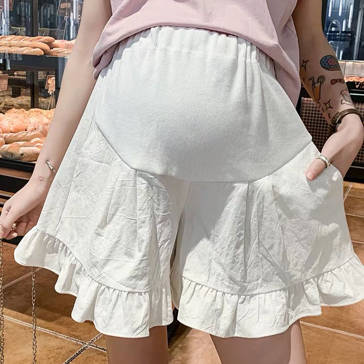 大码孕妇短裤夏季薄款棉麻