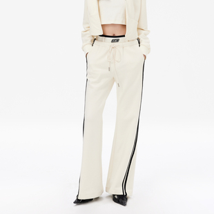 REVAN芮范设计师款 RM11301079 甜酷运动风微喇休闲裤