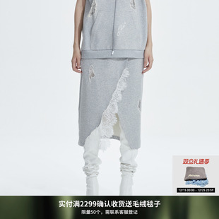 REVAN芮范设计师款 复古混搭蕾丝拼接长裙RN11506247