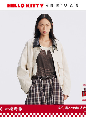 REVAN芮范HelloKitty复古巴恩风夹克外套RL70105180