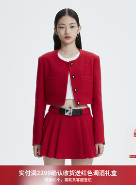 【节日限定】REVAN芮范复古截短小香外套RN10105270