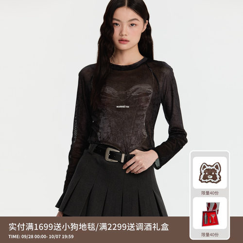 REVAN芮范设计师款闺房风吊带印花单衣RM90801035