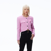 REVAN芮范设计师款 高级感玫粉小香风外套RN70105242