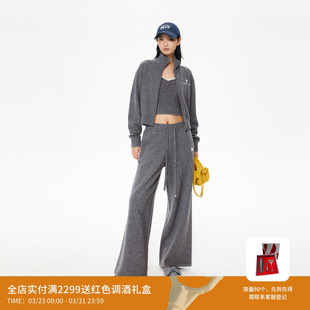 REVAN芮范设计师款 松弛性感灰色三件套RL92402448