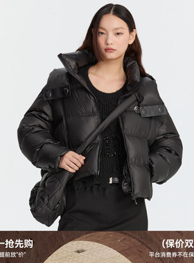 REVAN芮范设计师款甜酷蝴蝶结包包羽绒服RM90501240