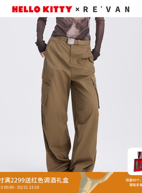 REVAN芮范HelloKitty都市机能风工装裤RL71301199