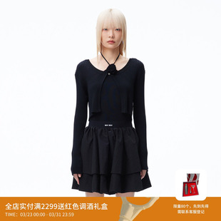 REVAN芮范设计师款 RN70601123 复古芭蕾风真两件毛衫