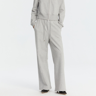 REVAN芮范设计师款 RM91301118 闪粉烫银针织阔腿裤