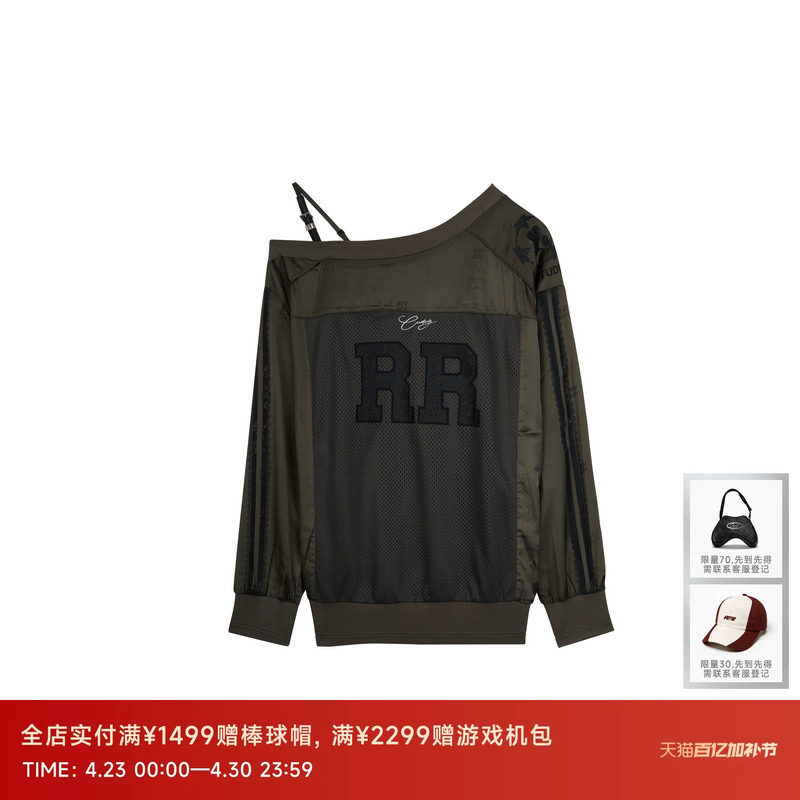 REVAN芮范设计师款球场芭蕾风露肩单衣RL10801051