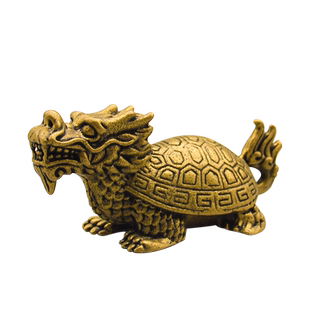 黄铜龙之九子狴犴赑屃螭吻蚣蝮椒图蒲牢狻猊饕餮睚眦铜装饰摆件