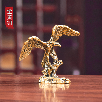 黄铜大展宏图鹰小摆件