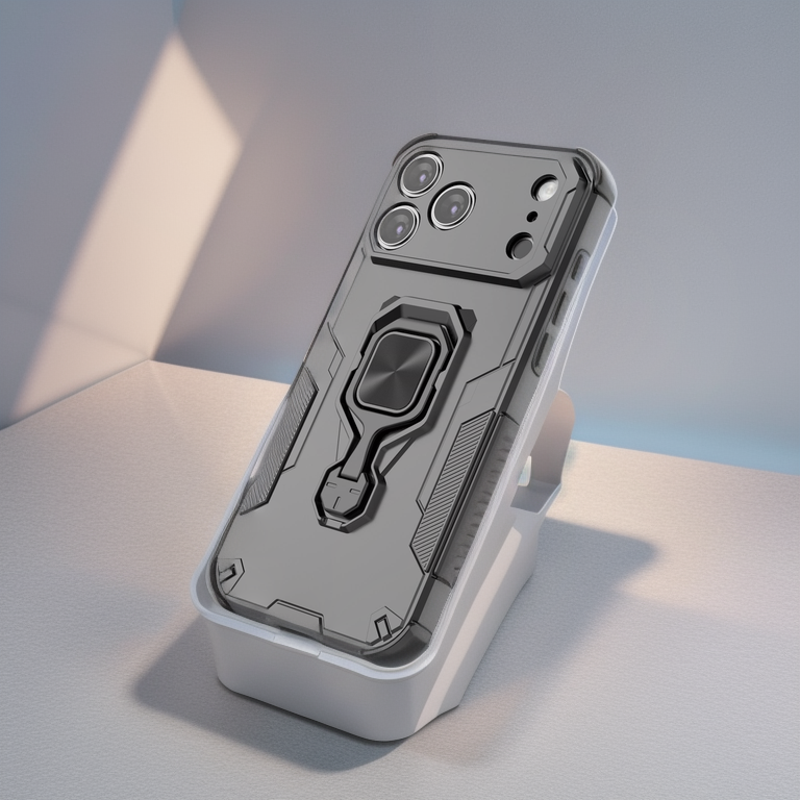 适用苹果17手机壳防摔iPhone17Pro硅胶保护套17ProMax外壳17Air磁吸17e车载一体指环竖屏支架全包抗爆滑散热