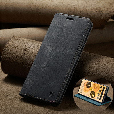 适用谷歌Google Pixel 6pro card wallet case手机壳插卡翻盖Pixel6皮套新款防摔全包保护壳复古full cover