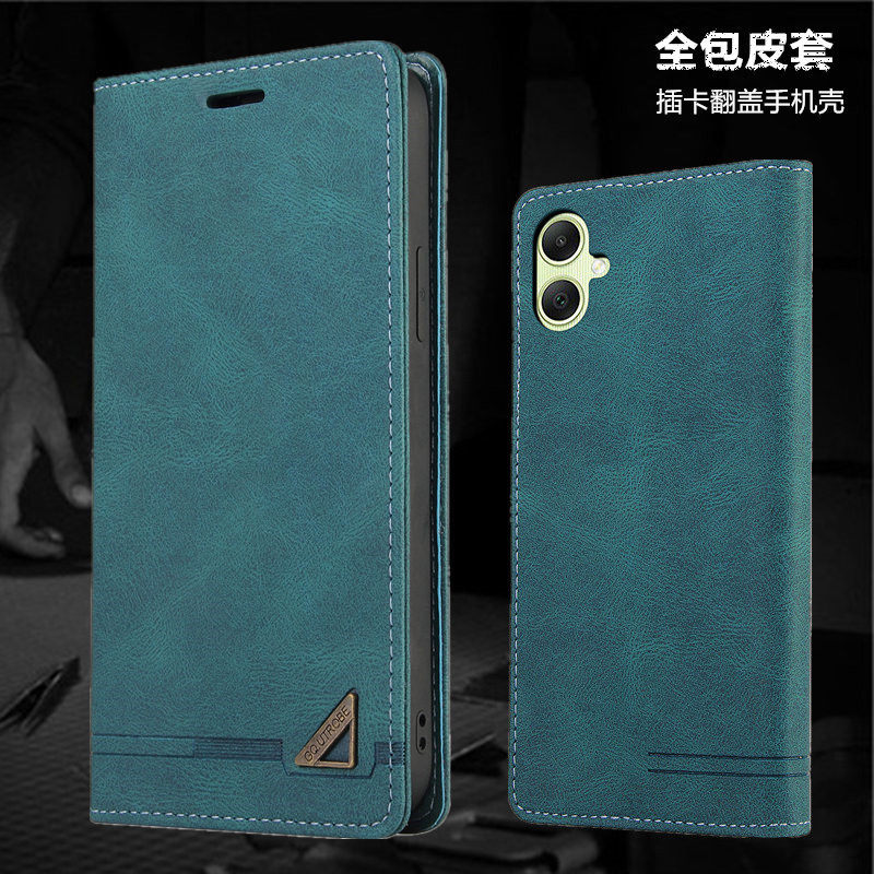 适用三星A05S手机壳插卡翻盖皮套图片