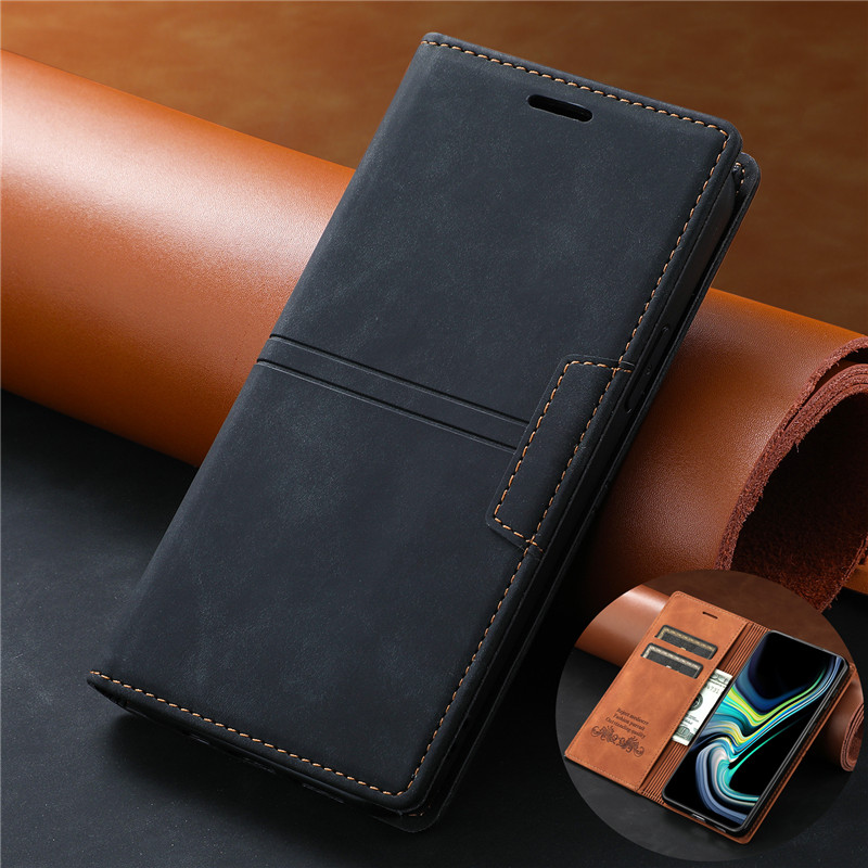 经典皮质插卡全包保护壳card wallet case