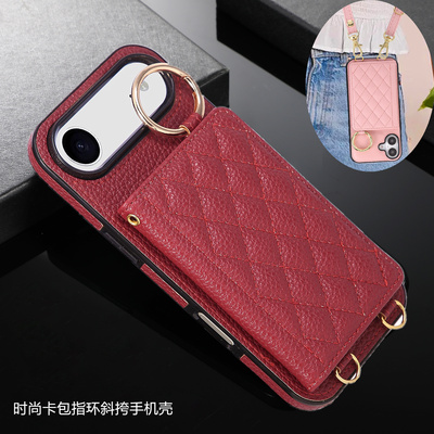 适用iphone17pro手机壳插卡包