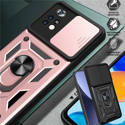 POCOX4Pro滑窗支架指环手机壳