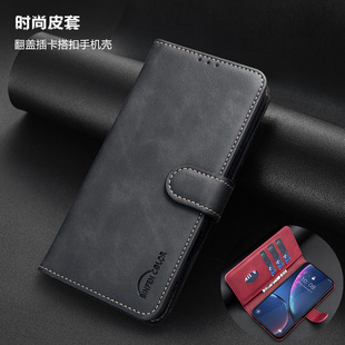 s26ultra手机壳适用samsung s25fe case三星s24plus保护套插卡s23ultra防摔皮外壳s22+s25edge cover翻盖機殼