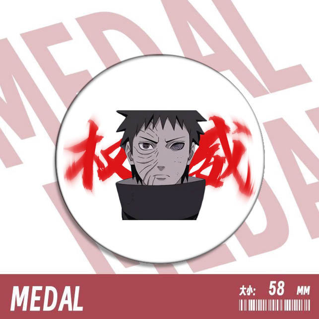 权威带土徽章谷子吧唧圆形