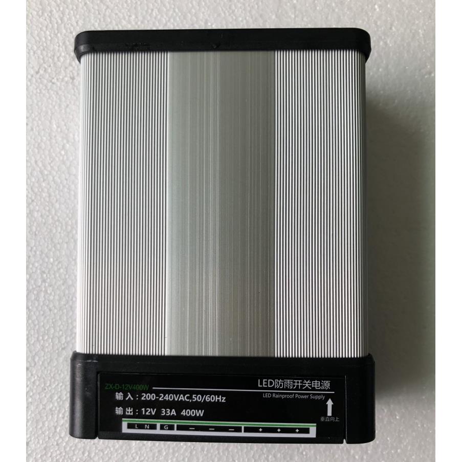 LED12V400W防雨防水开关电源户外招牌广告灯条模组发光直流变压器