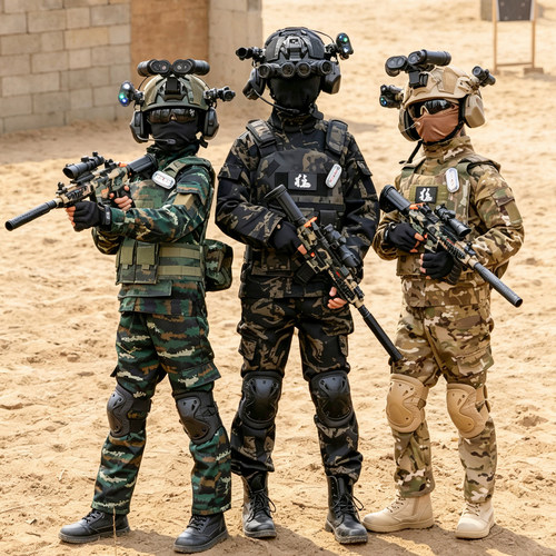 儿童迷彩服特种兵套装男三角洲行动衣服户外战术装备训练表演服装