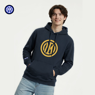 国际米兰2026新春马年系列卫衣加绒加厚套头上衣国米新年男女同款