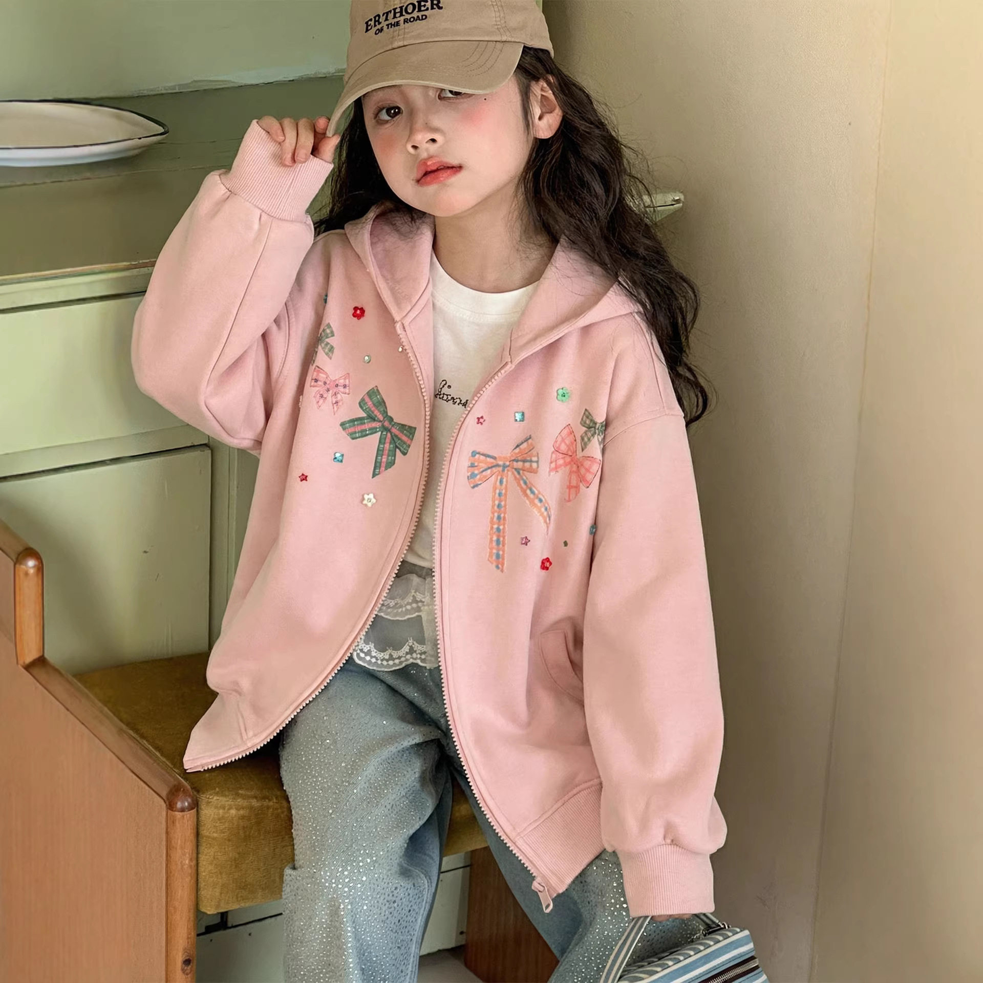 小红鱼女童春装外套春秋款202普通外套