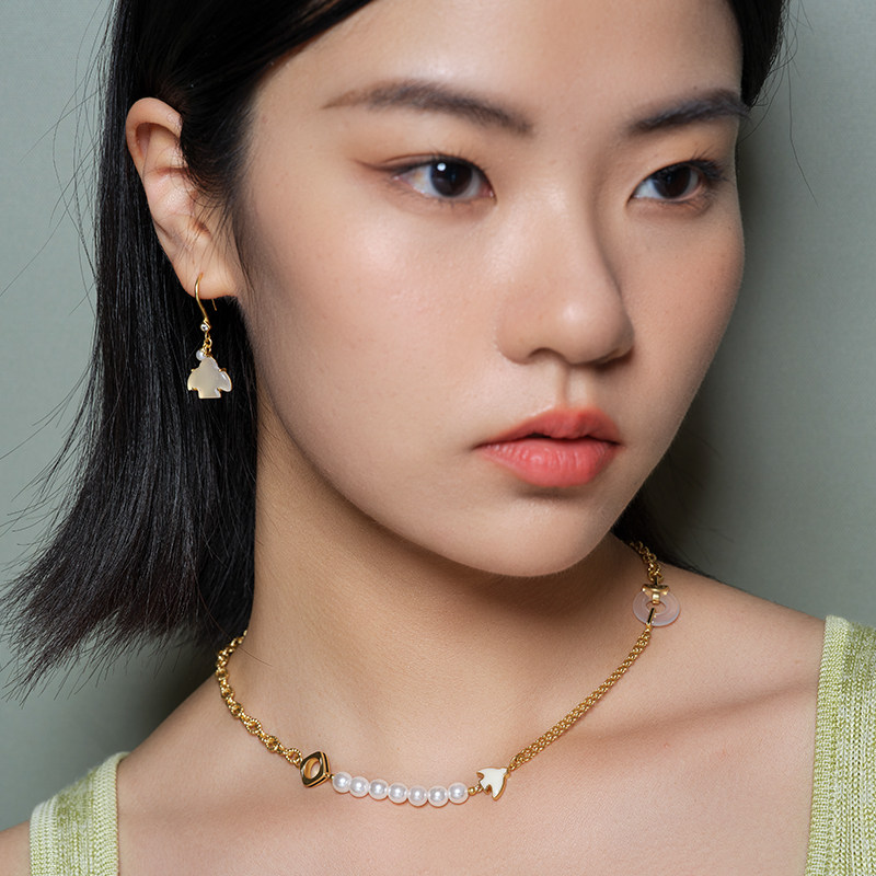 良渚博物院翡拉拉简约个性项链时尚轻奢百搭颈链女七夕情人节礼物