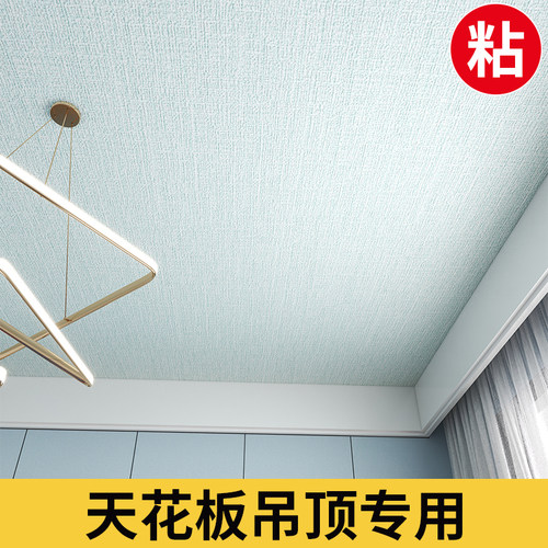 吊顶天花板贴纸自粘墙纸屋顶房顶