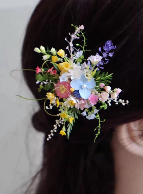 永生花戒指diy材料包创意手工自制森系胸针订婚结婚多彩精致指环
