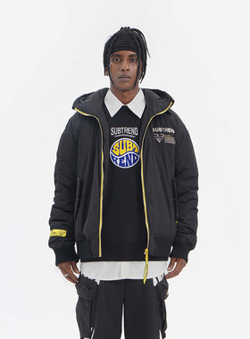 意大利SUBTREND90白鸭绒精细绣花轻薄黑色羽绒服