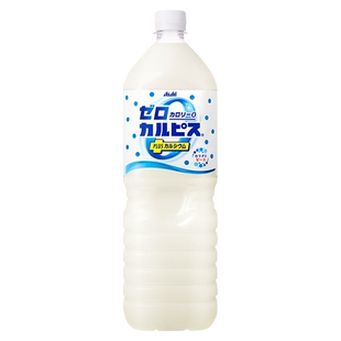 日本进口CALPIS可尔必思0卡无蔗糖原味乳酸菌饮料饮品大瓶装1.5L