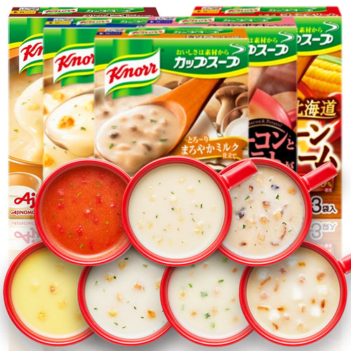 日本味之素家乐奶油蘑菇速食浓汤