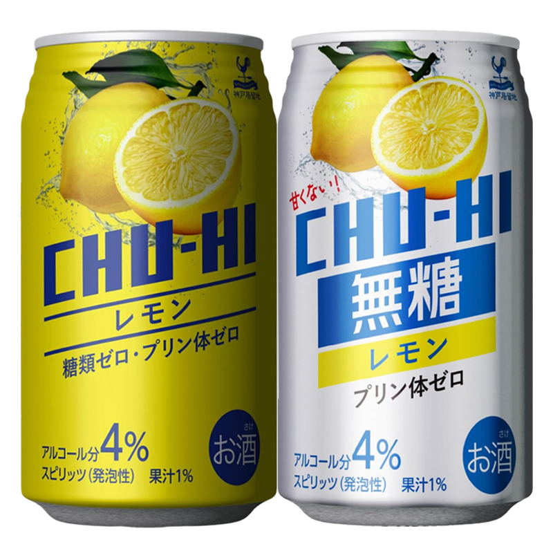 日本进口无糖柠檬味配制酒340ml