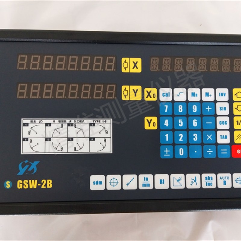 GSW-2B多通道电子尺显示器3B远山数显表204光栅尺GSW-3A锣床数显