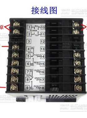 6位数 双数显计数器/光栅表/数显电子计米器CV7-pS62T1带485通讯