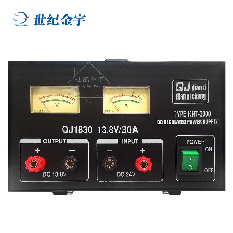 QJE 求精 QJ-1830 线性稳压电源 短波电台通讯电源 220/24-13.8V*