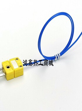 高精度温度感测器数据采集温度记录仪K型蓝色T型粽色热电偶测温线